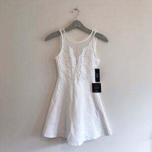 Lulu’s | Promise White Lace Skater Fit & Flare